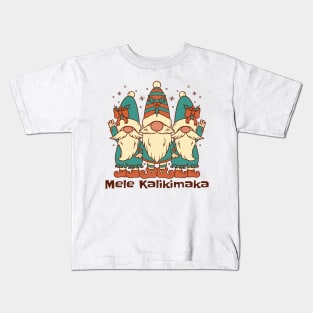 Merry Christmas in Hawaiian Kids T-Shirt